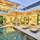 villa complex pool complete