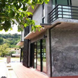 NUR villa build exterior rear